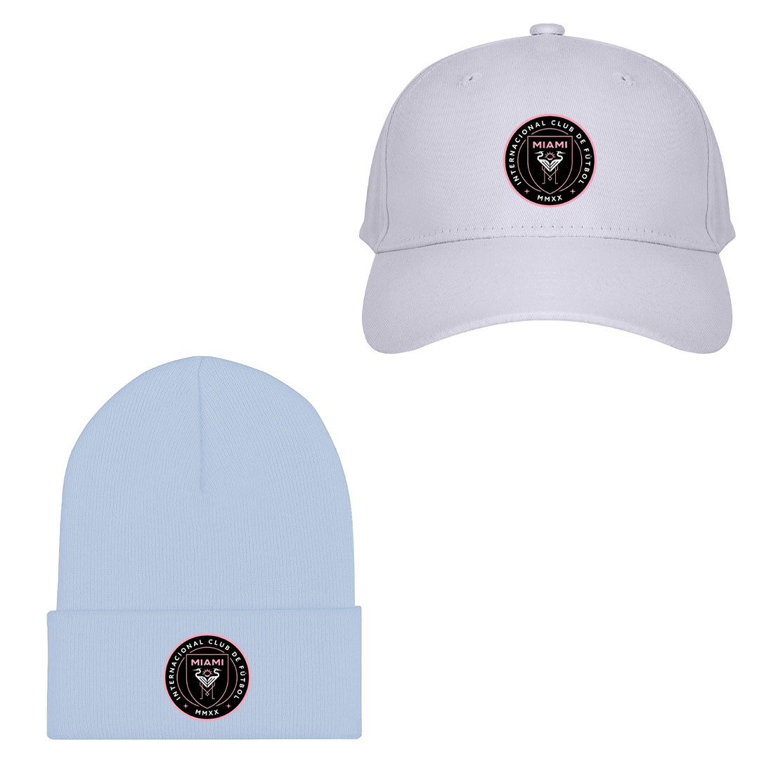 Inter Miami CF Baseball Cap Beanie - Inter Miami CF Logo