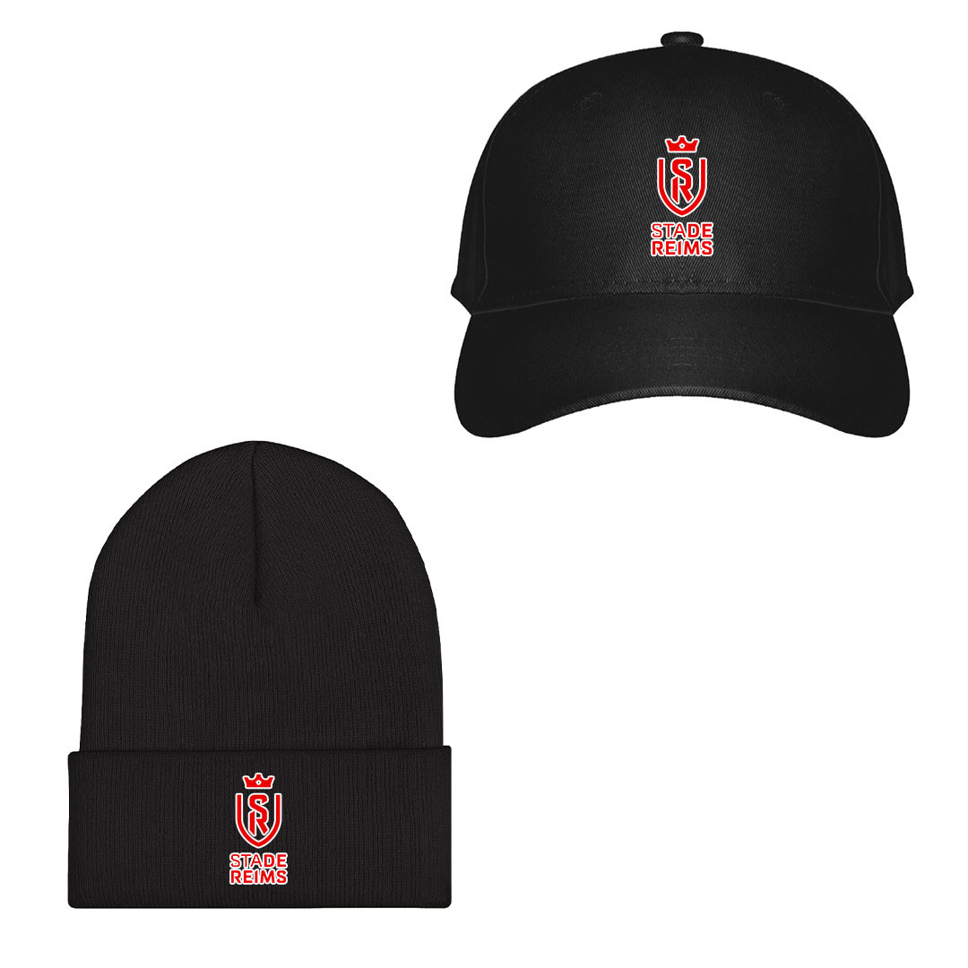 Stade de Reims Football Club Baseball Cap Beanie Hat - Stade de Reims Football Club Single Logo