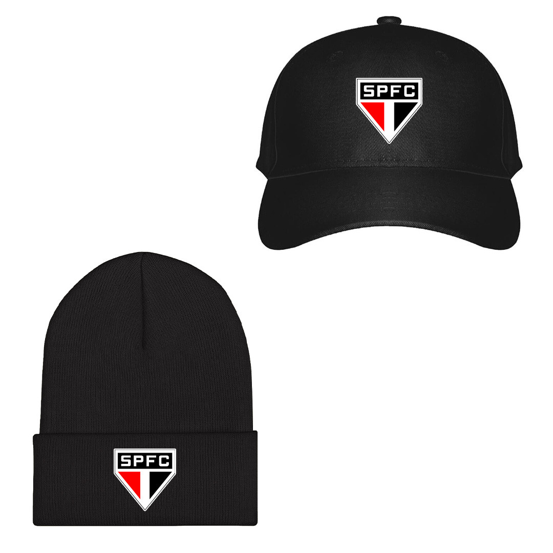 Sao Paulo FC Football Club Baseball Cap Beanie Hat - Sao Paulo FC Football Club Single Logo