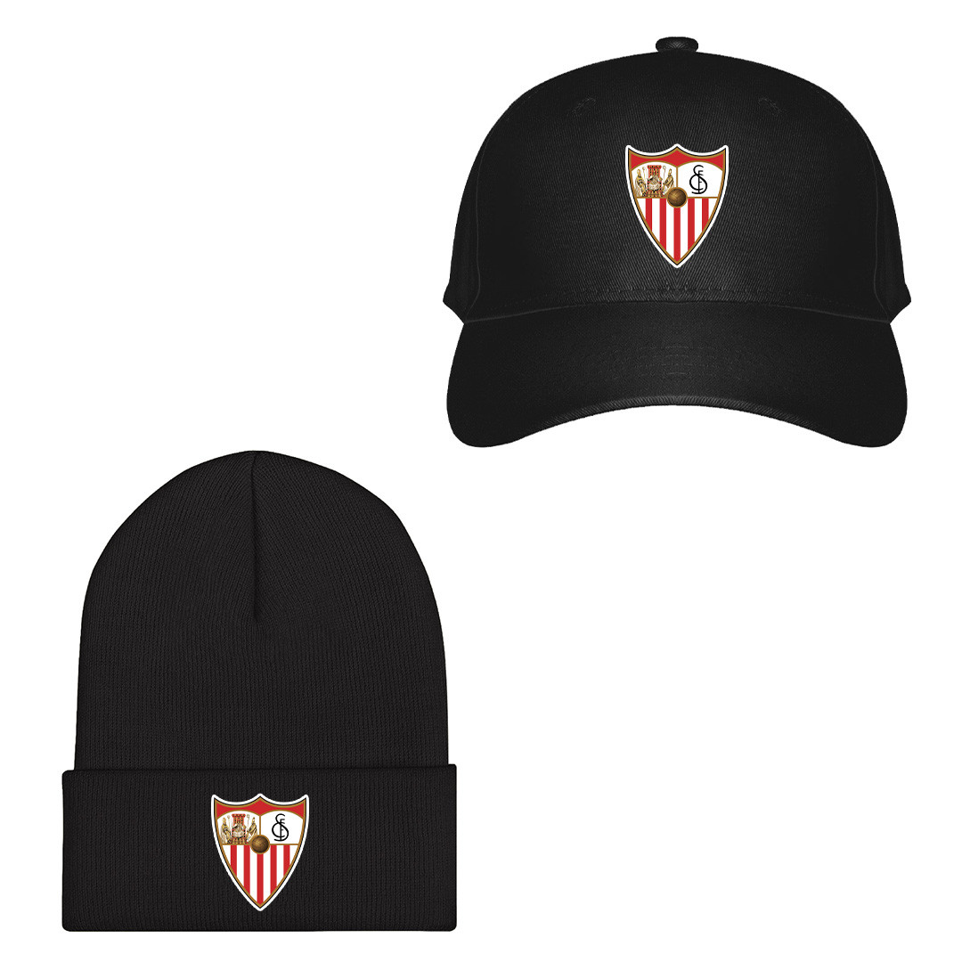 Sevilla FC Football Club Baseball Cap Beanie Hat - Sevilla FC Football Club Single Logo