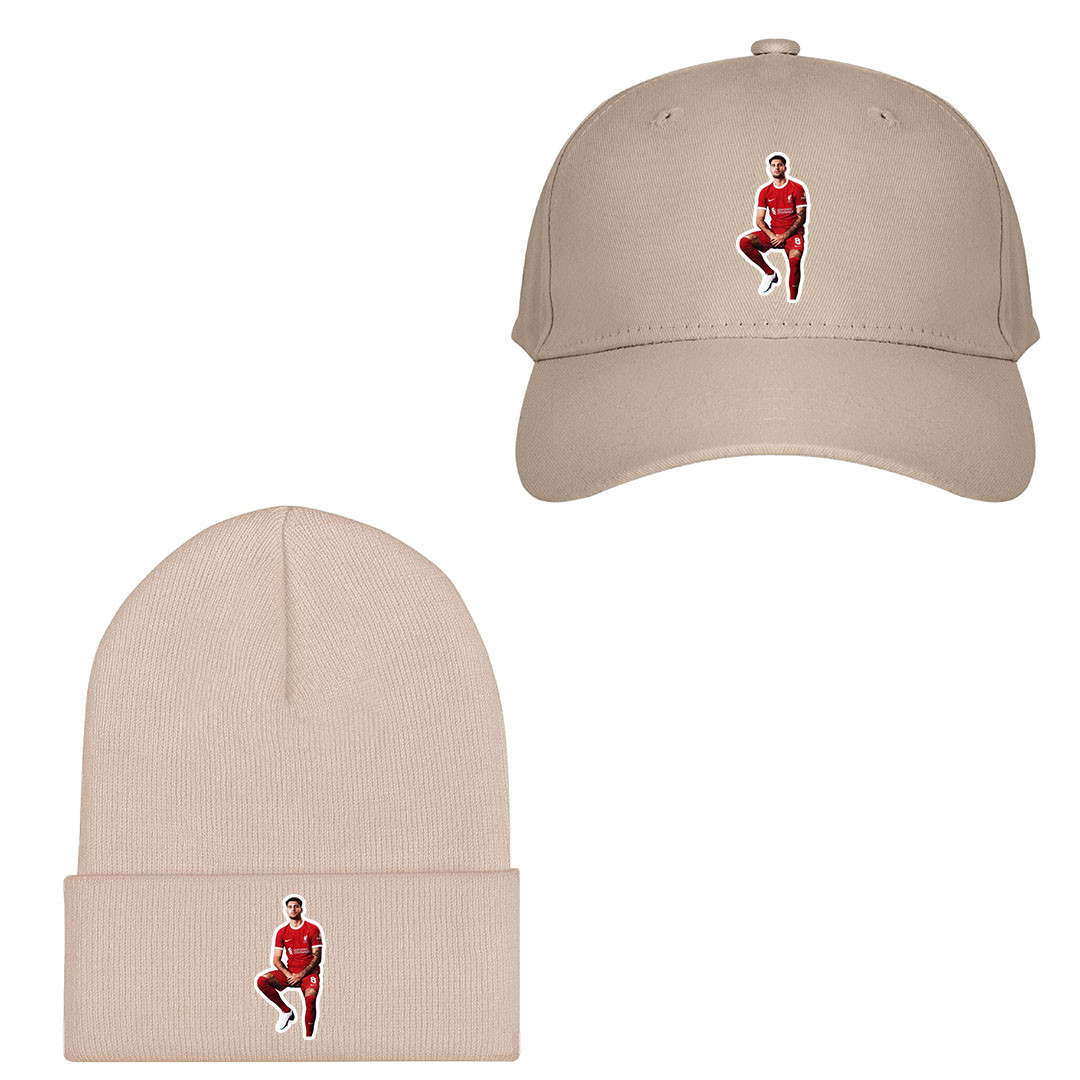 Dominik Szoboszlai Baseball Cap Beanie - Dominik Szoboszlai Liverpool FC Sitting Sticker Art