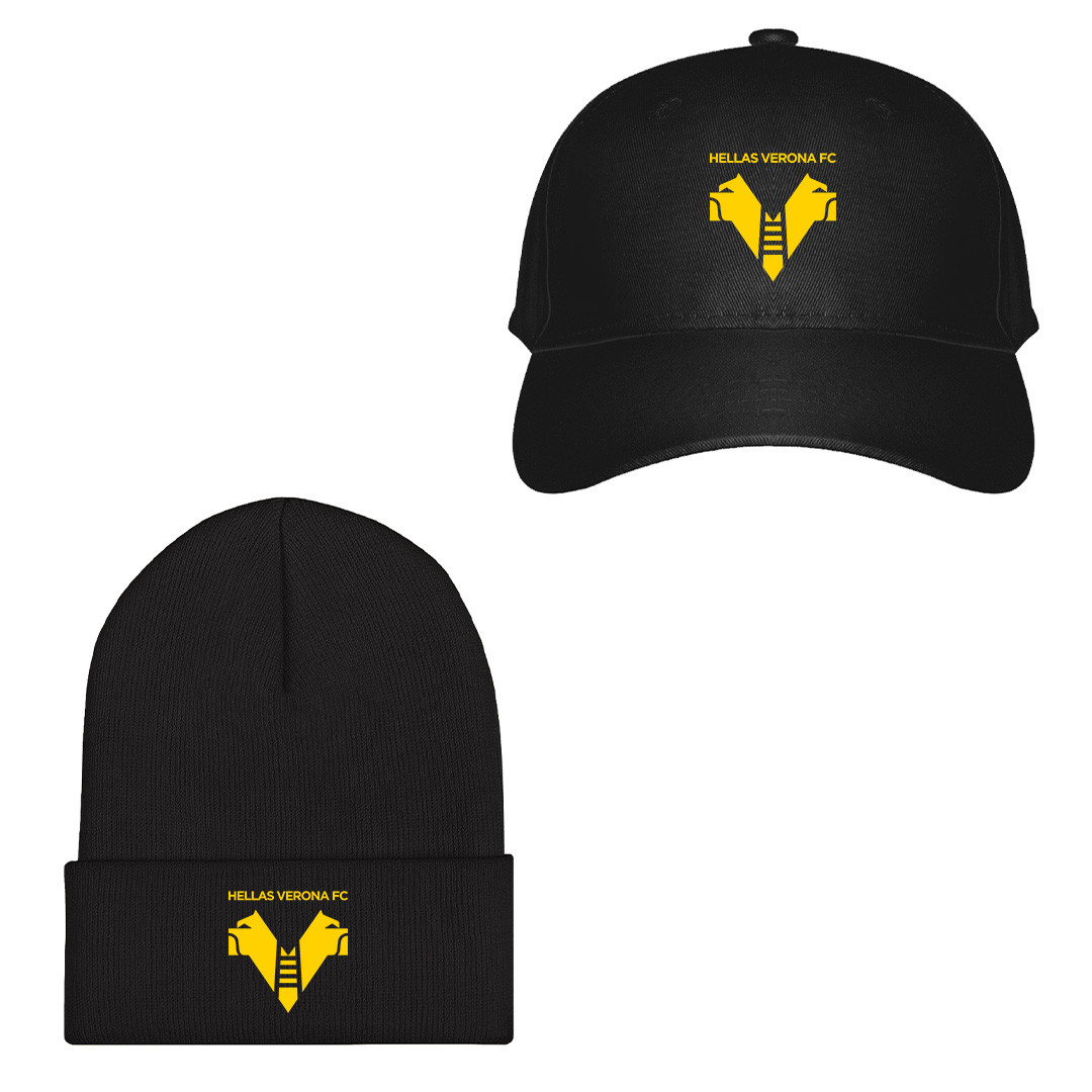 Hellas Verona FC Football Club Baseball Cap Beanie Hat - Hellas Verona FC Football Club Single Logo