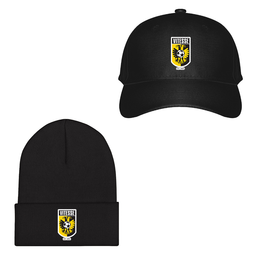 SBV Vitesse Football Club Baseball Cap Beanie Hat - SBV Vitesse Football Club Single Logo