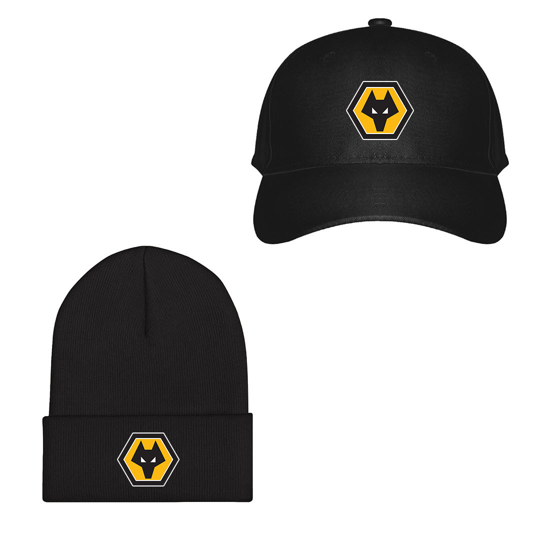 Wolverhampton Wanderers F.C. Football Club Baseball Cap Beanie Hat - Wolverhampton Wanderers F.C. Football Club Single Logo