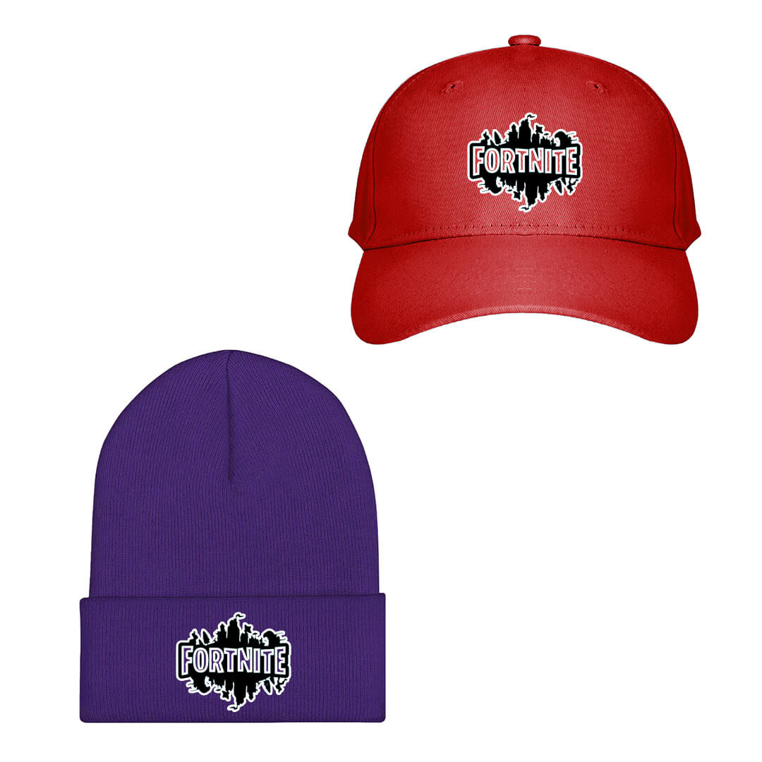 Fortnite Baseball Cap Beanie Hat - Fortnite Logo Black