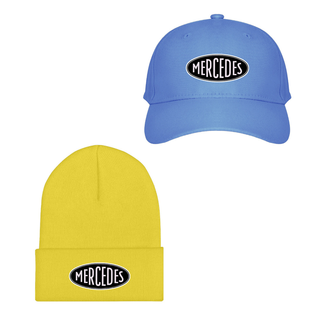 Mercedes-Benz Baseball Cap Beanie Hat - Mercedes-Benz Logo 1902-1909