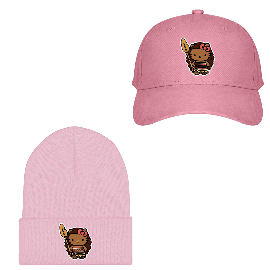 Sanrio Hello Kitty Moana Baseball Cap Beanie Hat - Sanrio Hello Kitty Moana Sticker