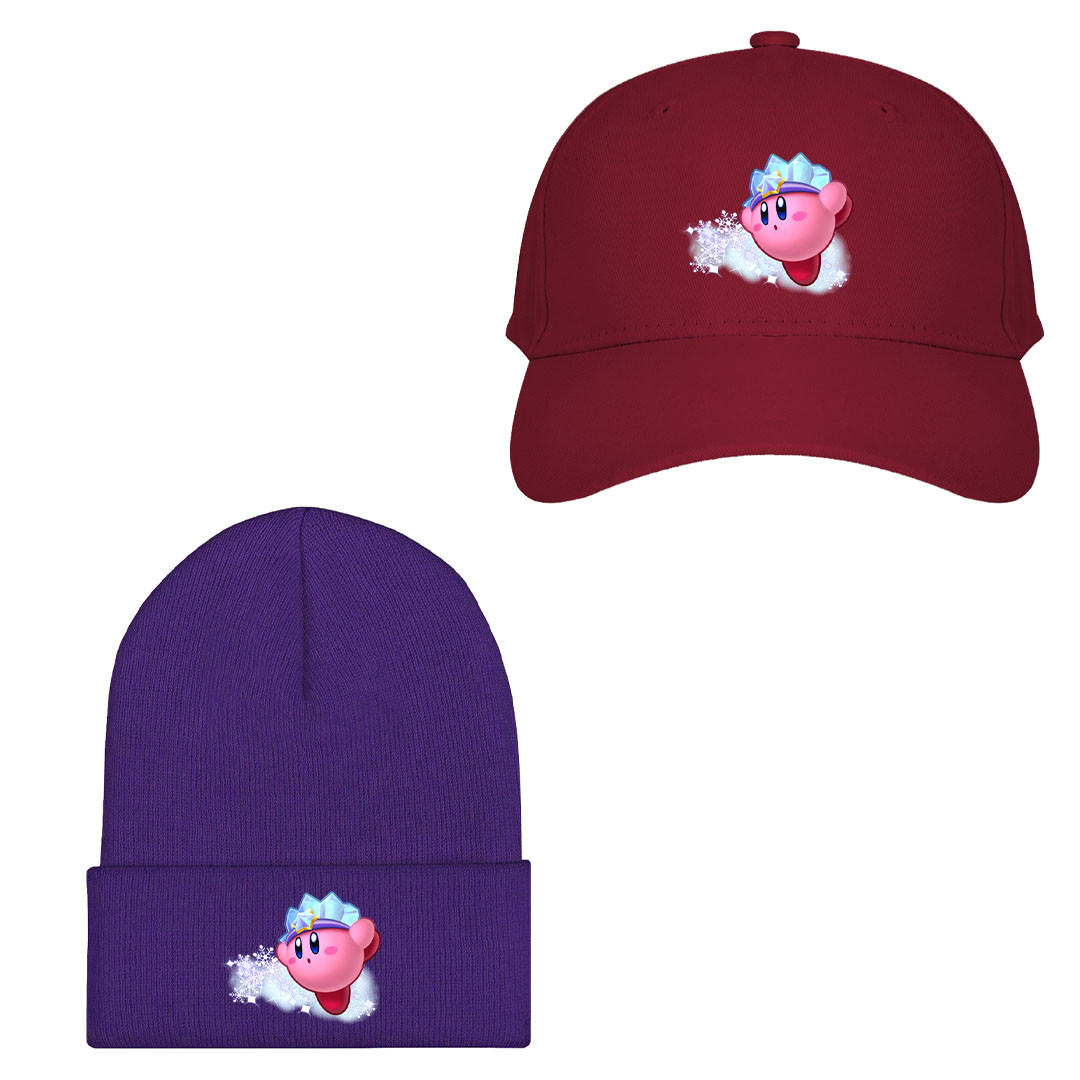 Kirby Baseball Cap Beanie Hat - Ice Kirby