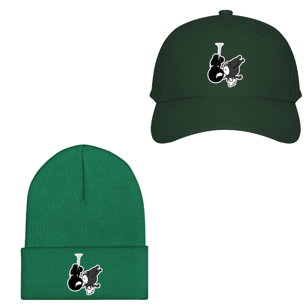 Sanrio Kuromi Baseball Cap Beanie Hat - Kuromi And Spiderman Sticker