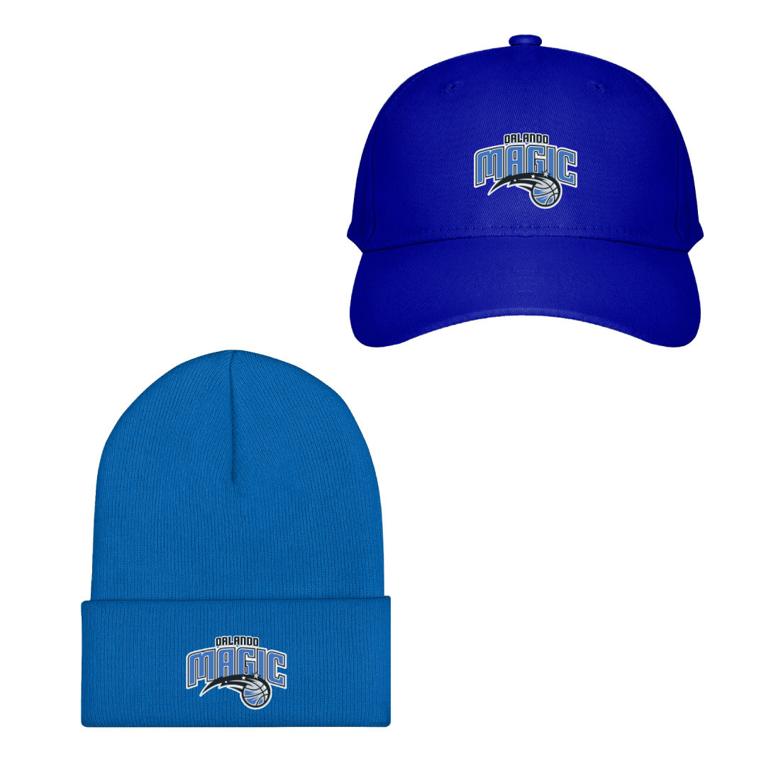 NBA Orlando Magic Baseball Cap Beanie Hat - Orlando Magic Team Single Logo