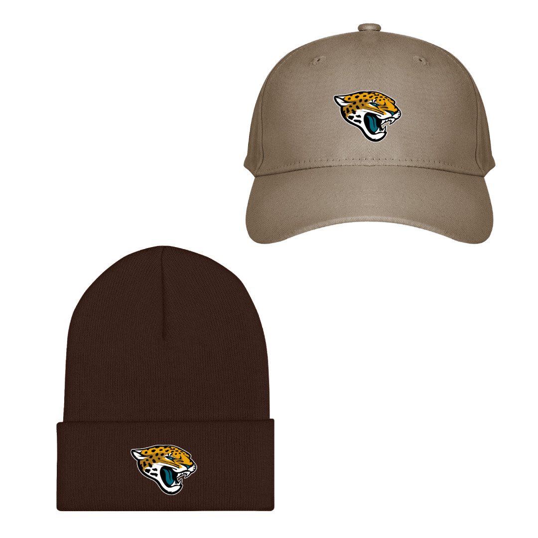 NFL Jacksonville Jaguars Baseball Cap Beanie Hat - Jacksonville Jaguars Team Single Logo