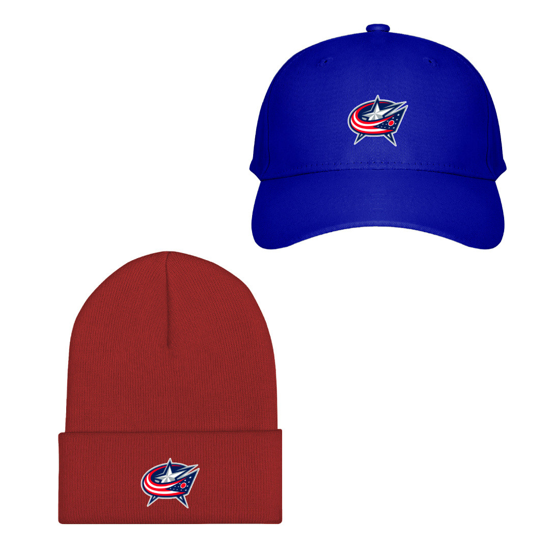 NHL Columbus Blue Jackets Baseball Cap Beanie Hat - Columbus Blue Jackets