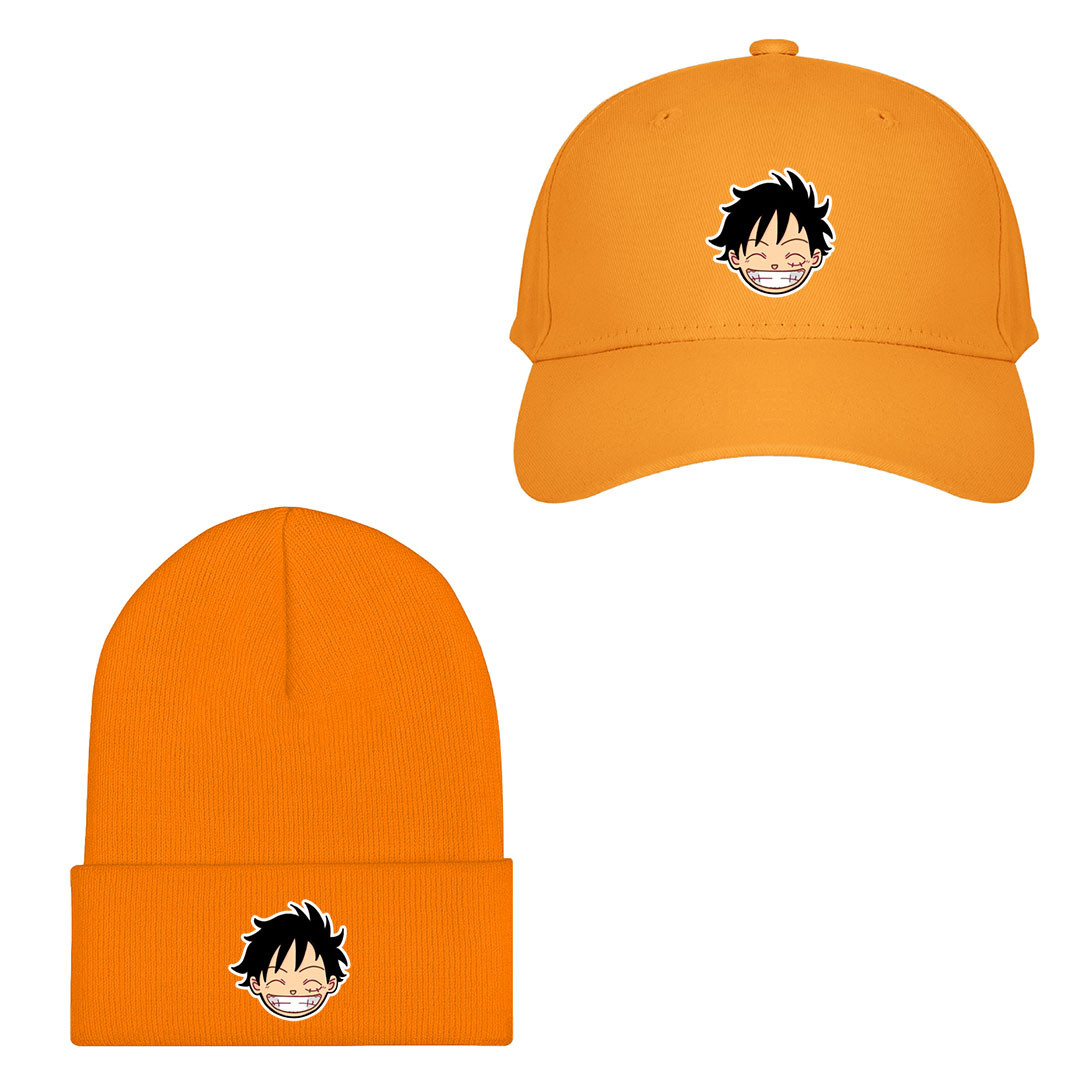 One Piece Luffy Baseball Cap Beanie Hat - Luffy Avatar Chibi Art