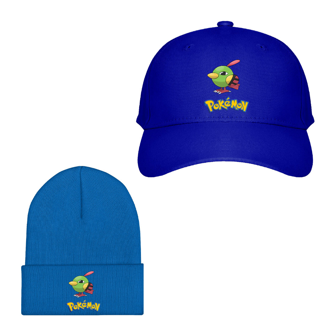 Pokemon Natu Baseball Cap Beanie Hat - Natu Character Series Art