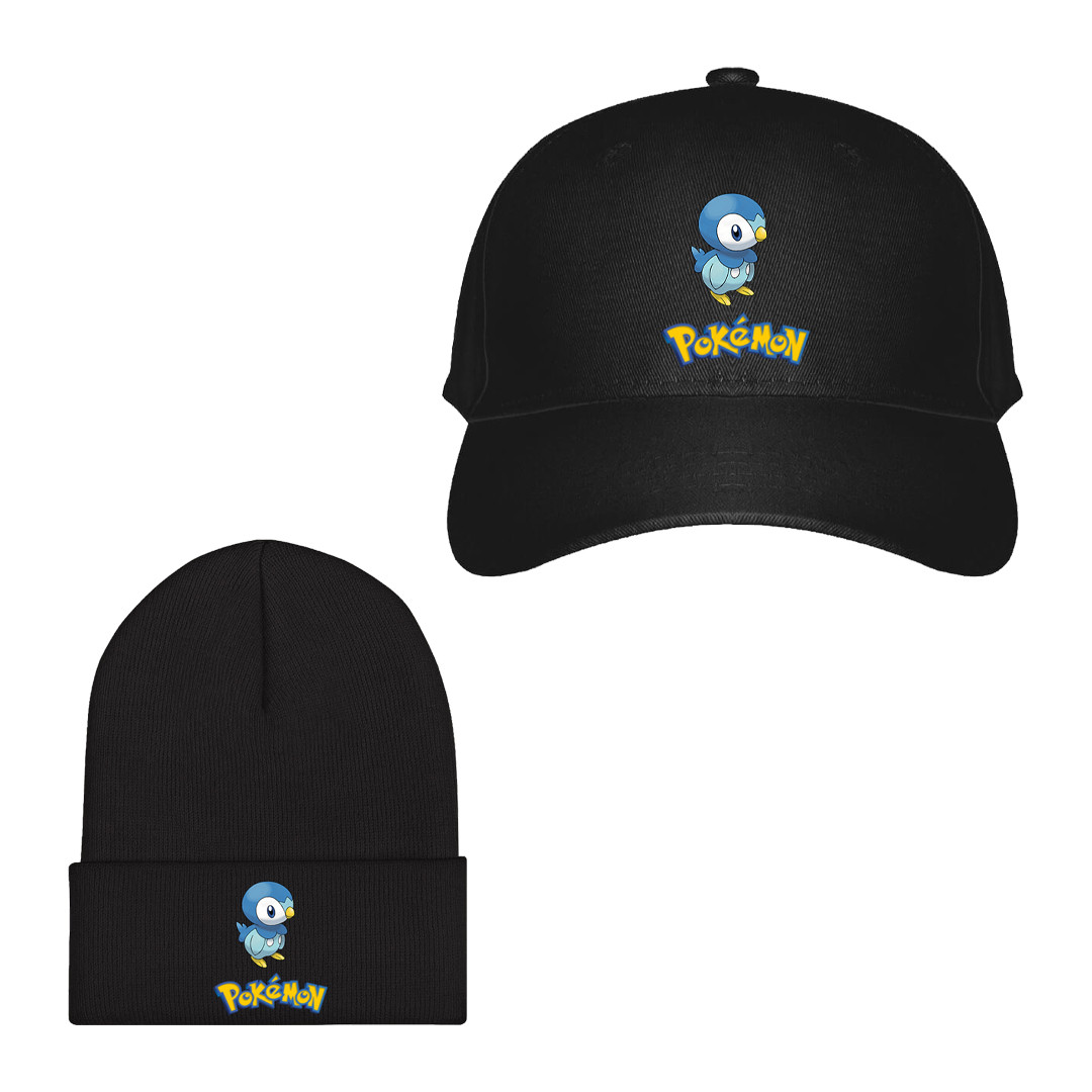 Pokemon Piplup Baseball Cap Beanie Hat - Piplup Character Series Art
