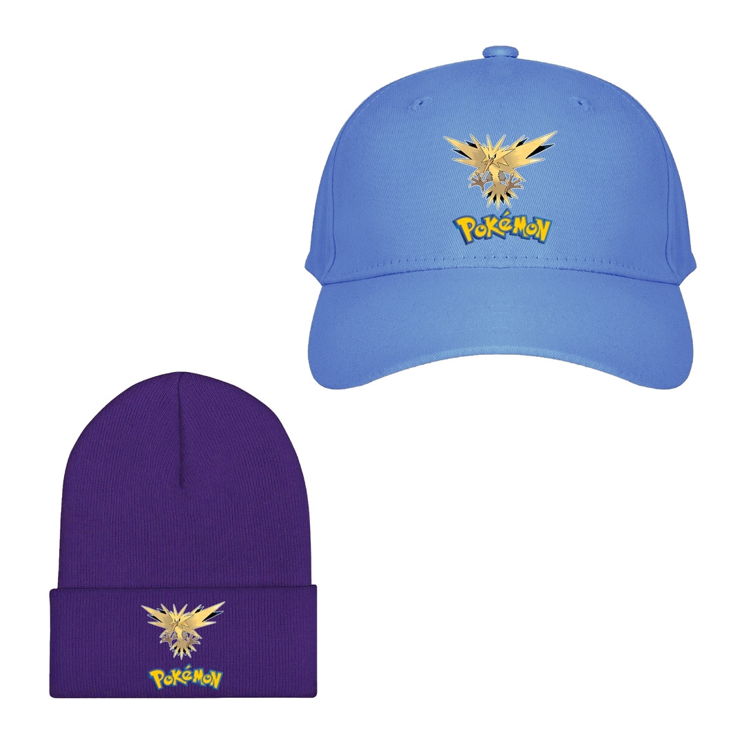 Pokemon Zapdos Baseball Cap Beanie Hat - Zapdos Character Series Art