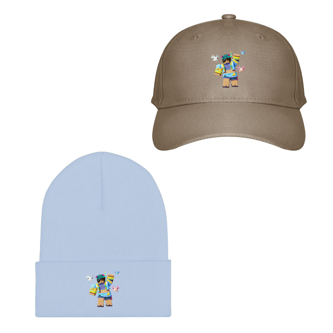Roblox Bedwars Axolotl Amy Baseball Cap Beanie Hat - Axolotl Amy Gamepass Version Character Art
