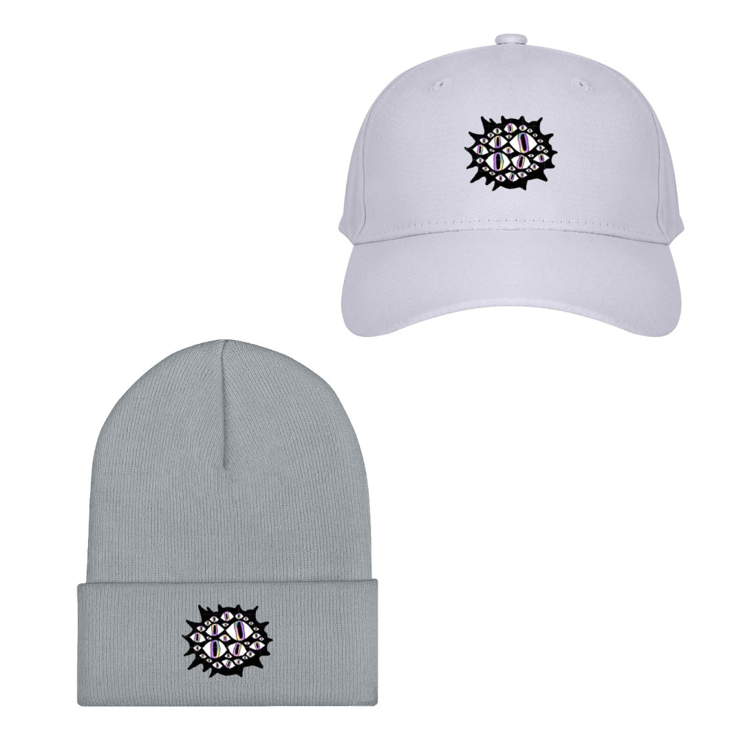 Roblox Doors Eyes Baseball Cap Beanie Hat - Eyes Cartoon Art