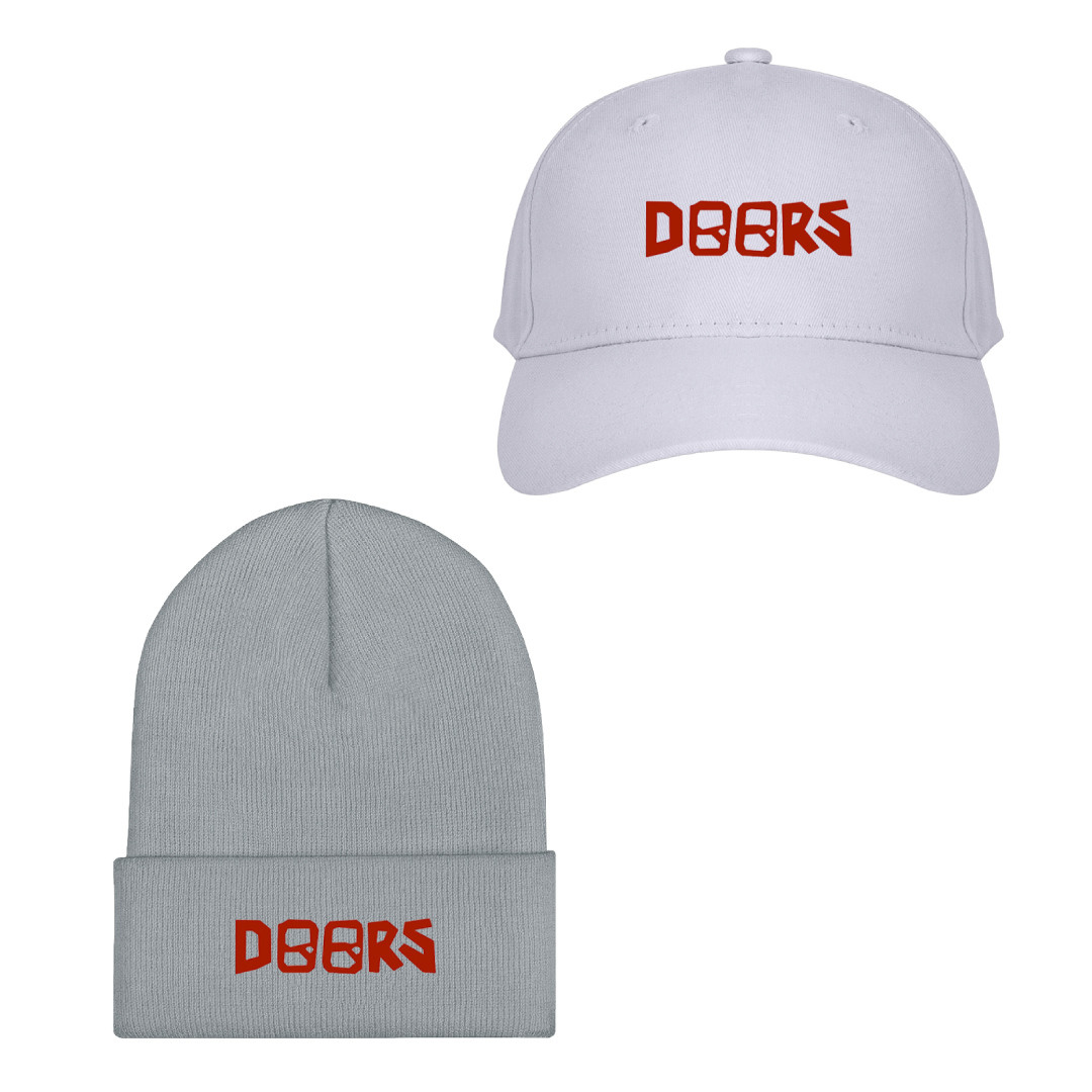 Roblox Doors Baseball Cap Beanie Hat - Series Logo