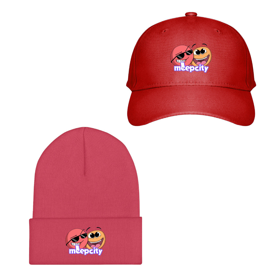 Roblox Meep City Baseball Cap Beanie Hat - Characters Series Logo Cartoon Art