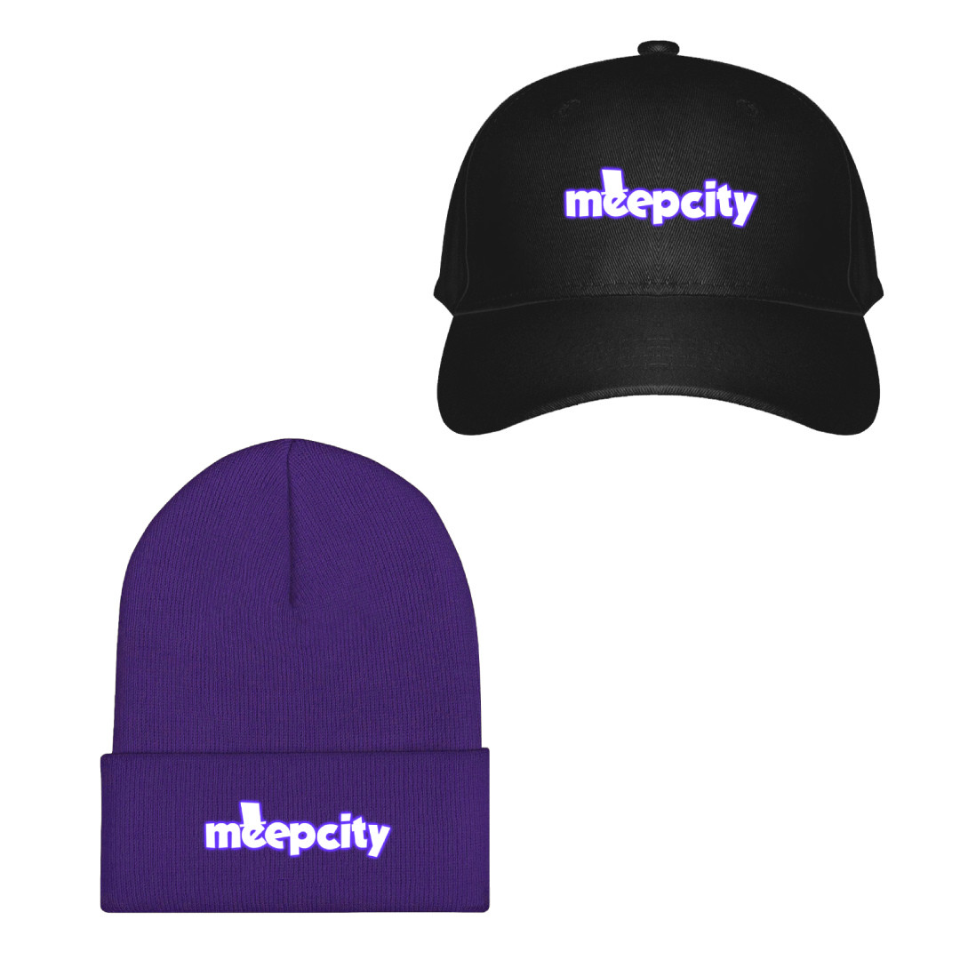 Roblox Meep City Baseball Cap Beanie Hat - Series Logo