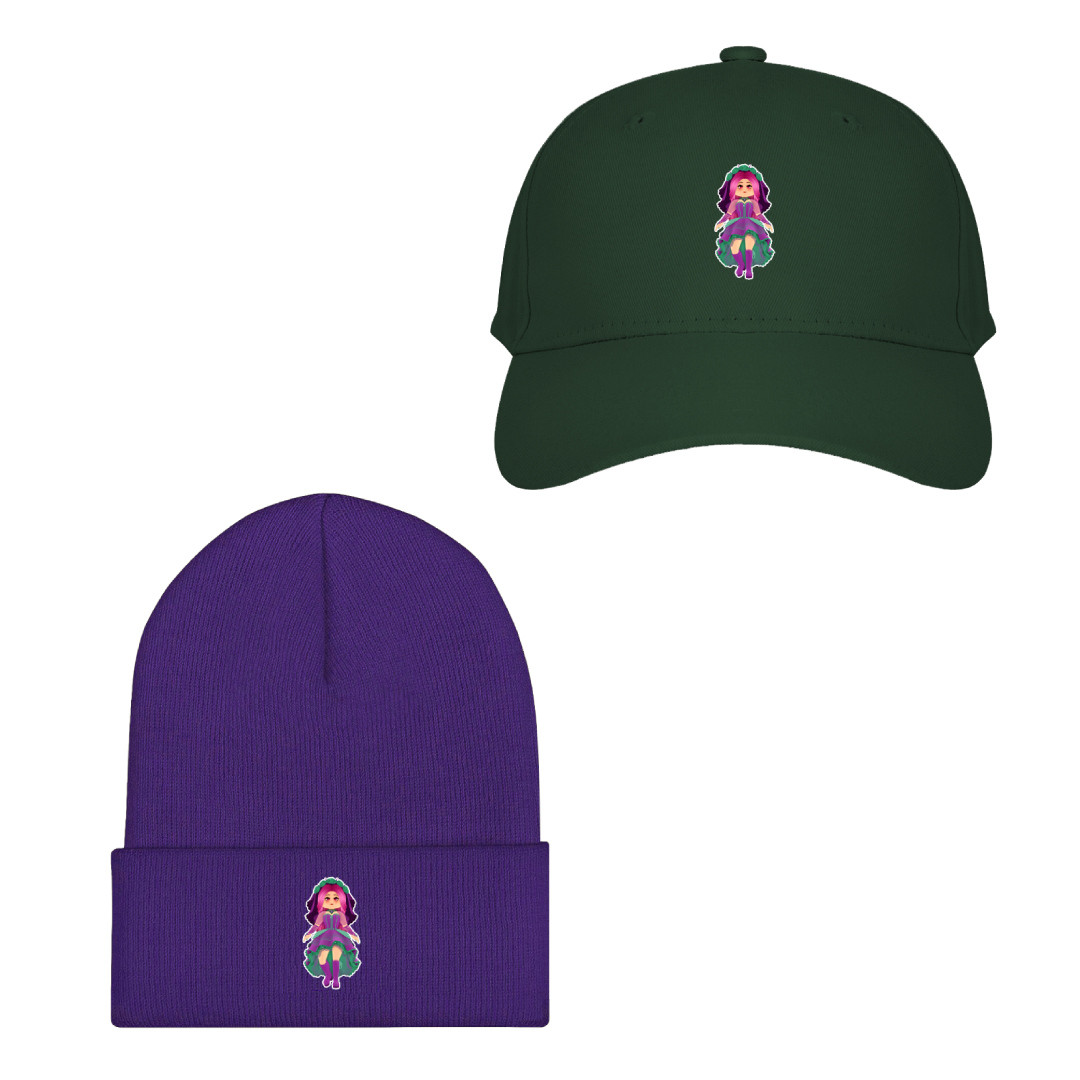 Roblox Royale High Baseball Cap Beanie Hat - Royale Rebel Character Art Series