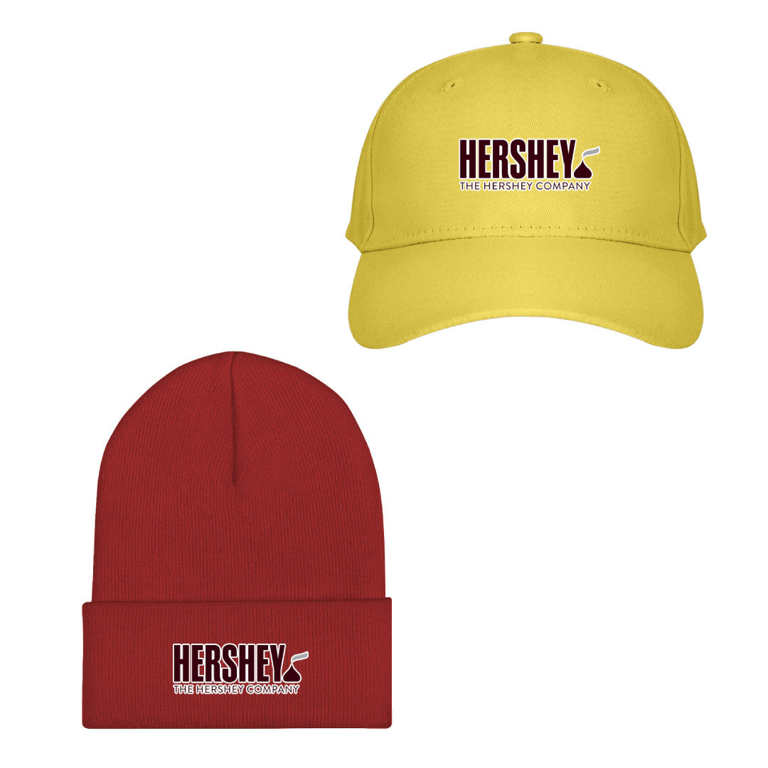 Hersheys Baseball Cap Beanie Hat - Hersheys Company Logo