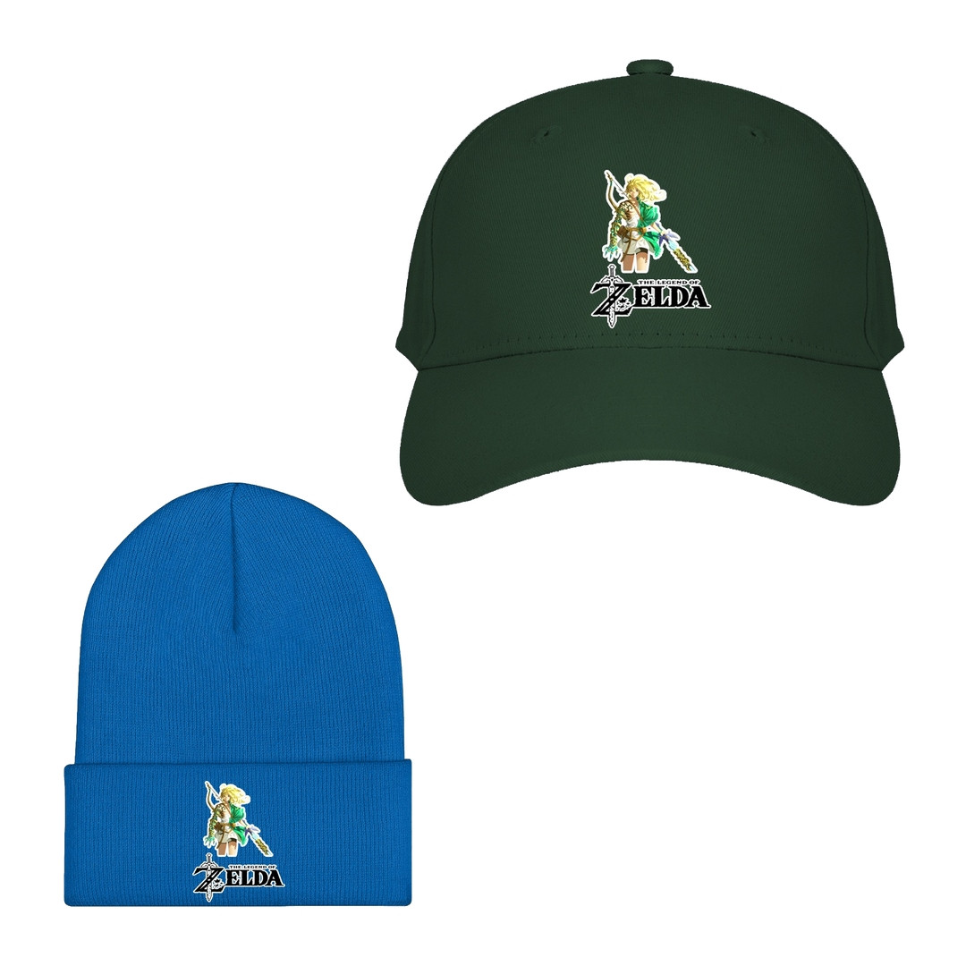 The Legend of Zelda Baseball Cap Beanie Hat - The Legend of Zelda Tears of The Kingdom Official Poster