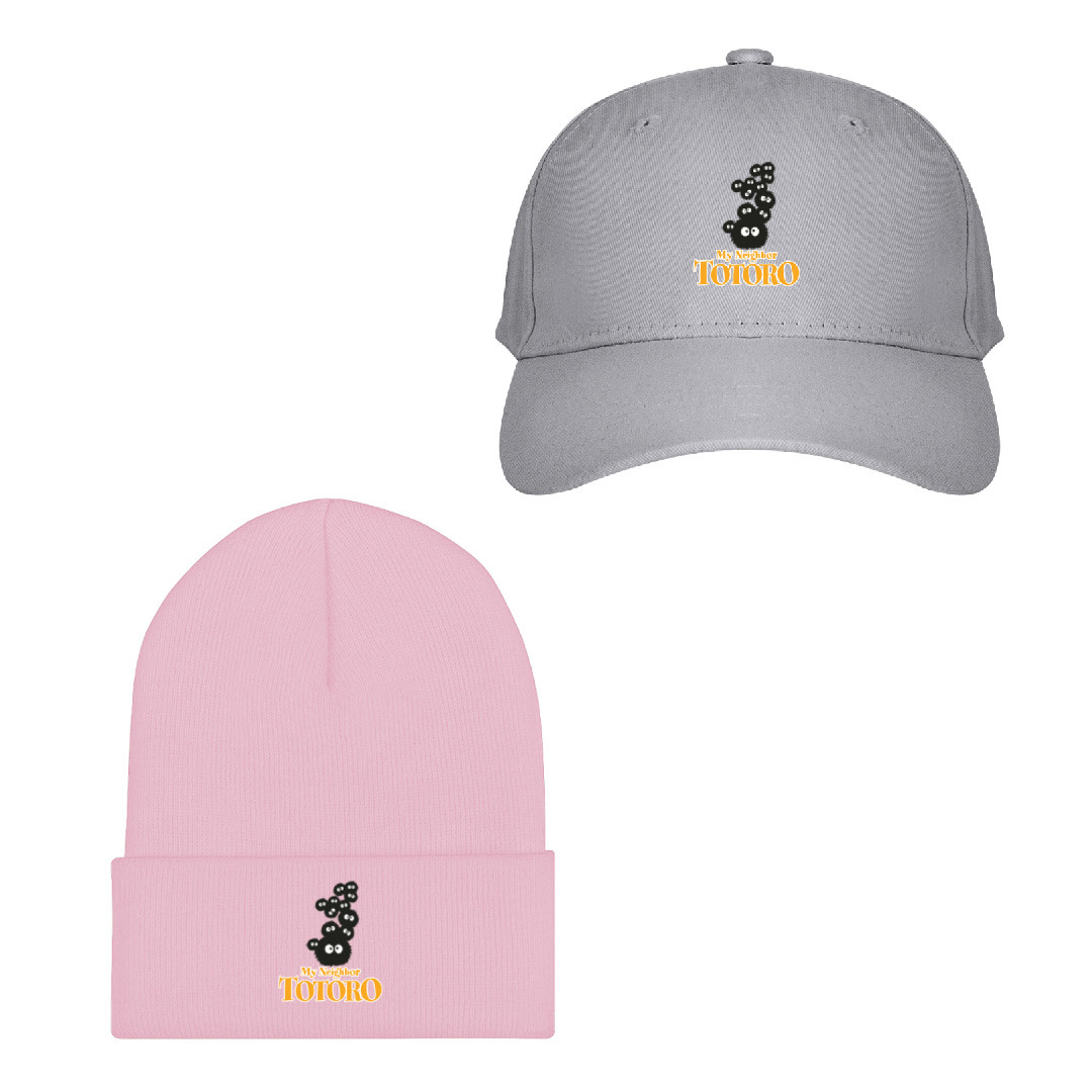 My Neighbor Totoro Dust Bunny Baseball Cap Beanie Hat - Dust Bunnies Anime Art