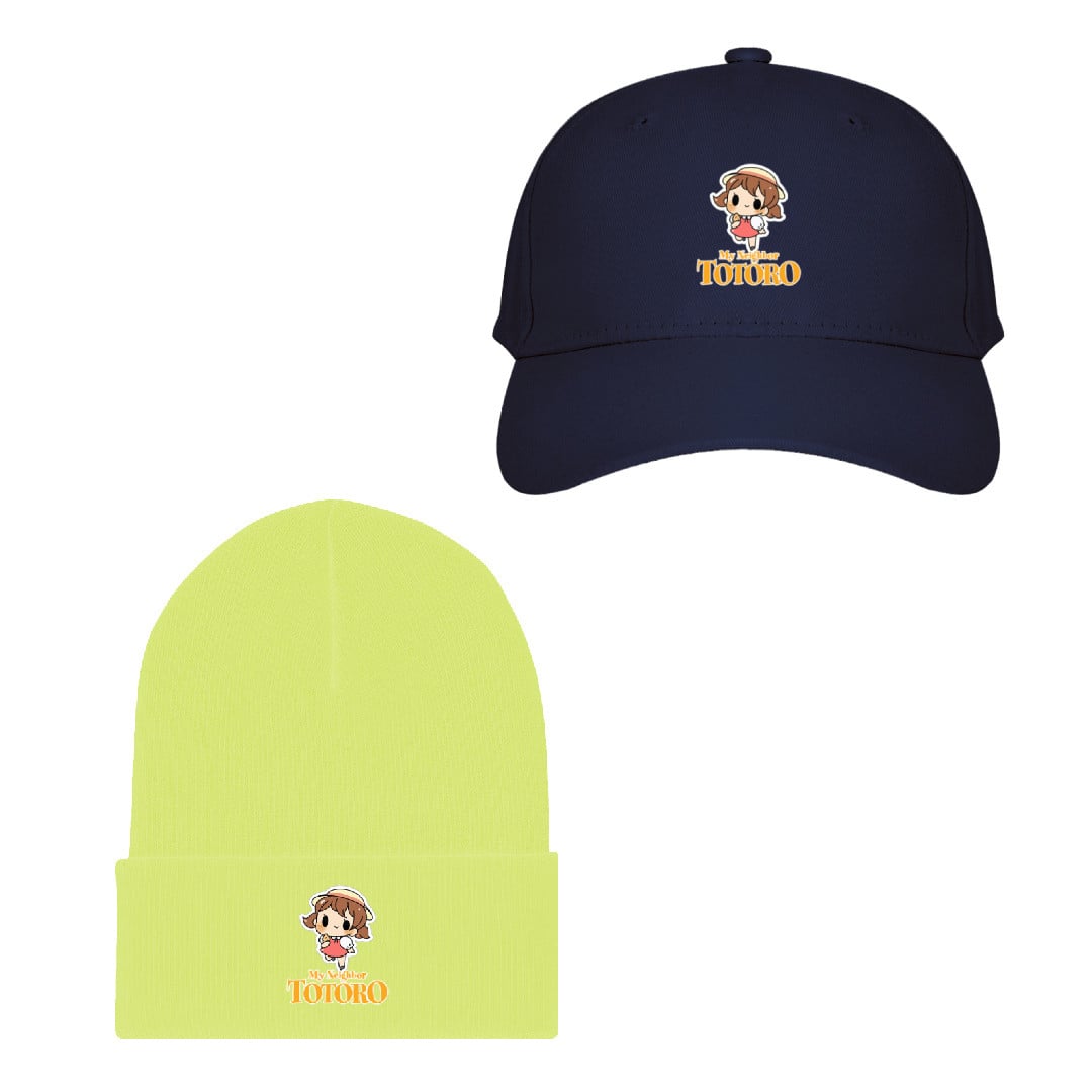 My Neighbor Totoro Mei Kusakabe Baseball Cap Beanie Hat - Mei Kusakabe Chibi Art Sticker