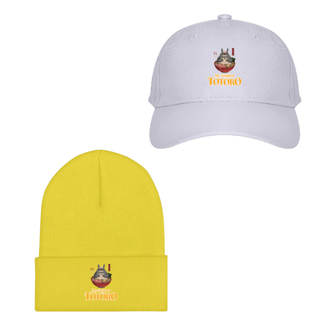 My Neighbor Totoro Baseball Cap Beanie Hat - Totoro Ramen Beach Towel