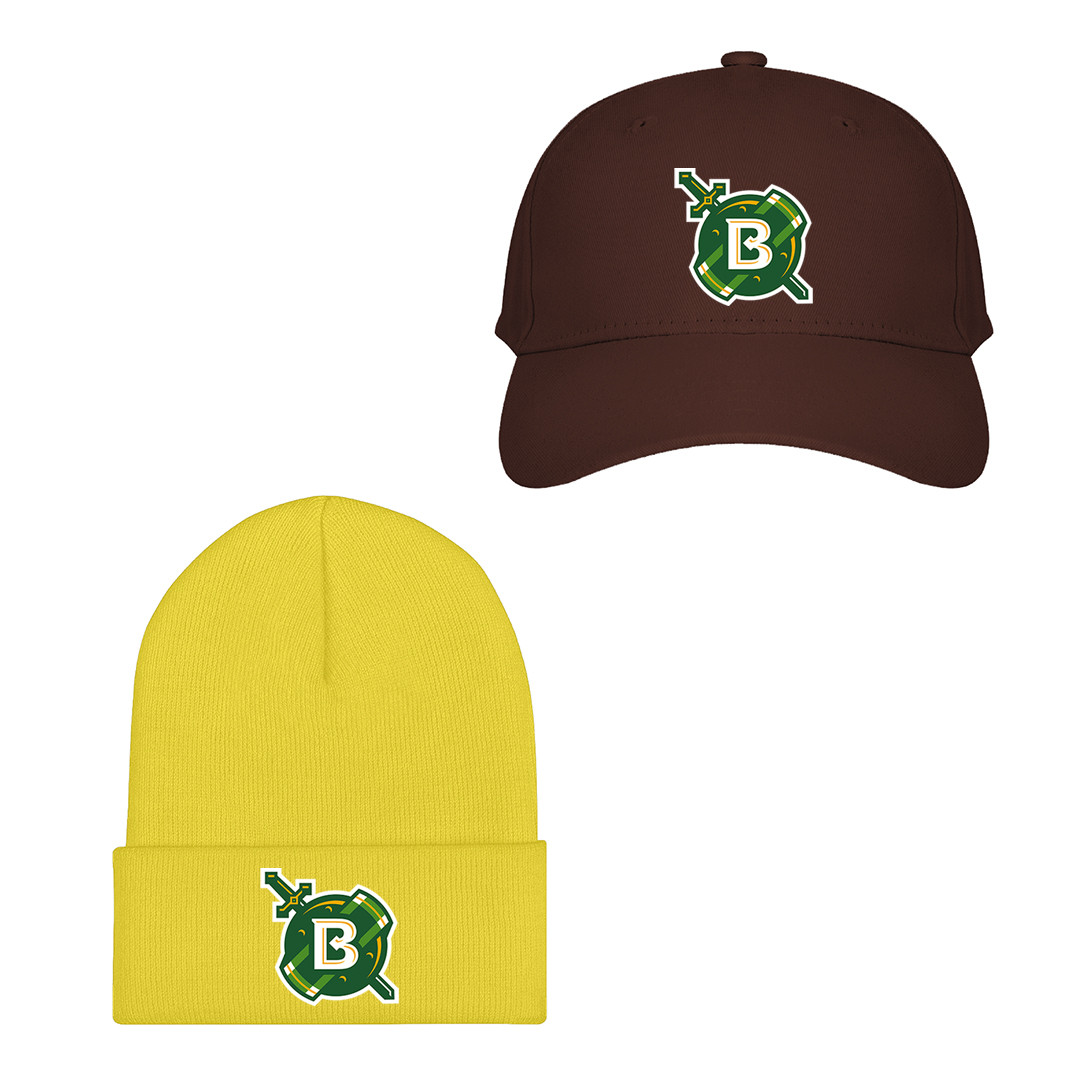 Shop the Belhaven University Blazers Baseball Cap Beanie Hat, proudly displaying the iconic Belhaven University Blazers College Football Team Single Logo. Stay warm and show your team spirit all season long.