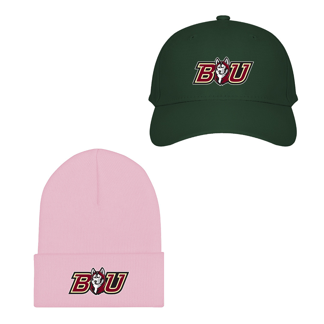 Huskies Bloomsburg University of Pennsylvania Baseball Cap Beanie Hat - Huskies Bloomsburg University of Pennsylvania College Football Team Single Logo