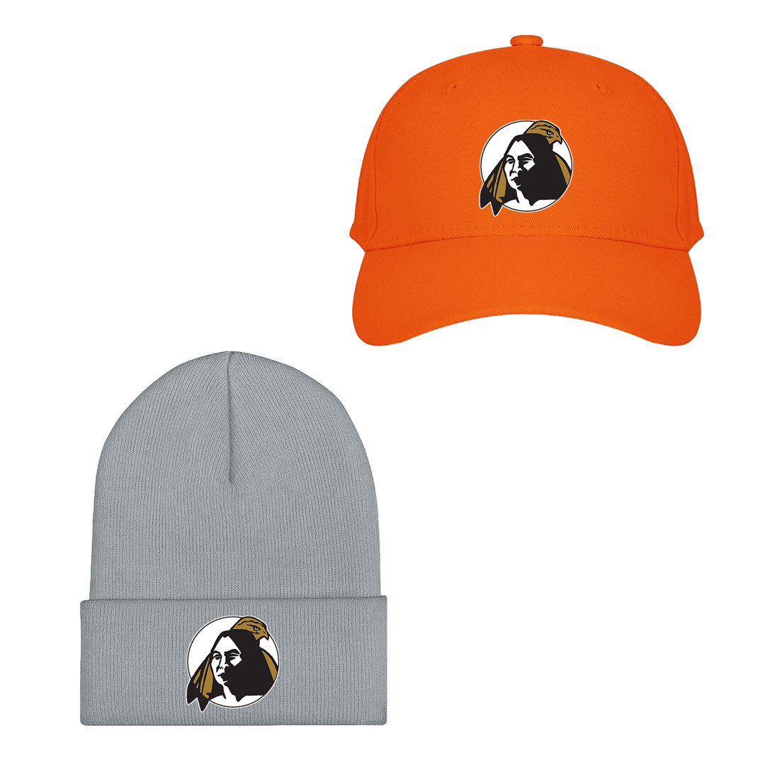 Braves University of North Carolina at Pembroke Baseball Cap Beanie Hat - Braves University of North Carolina at Pembroke College Football Team Single Logo