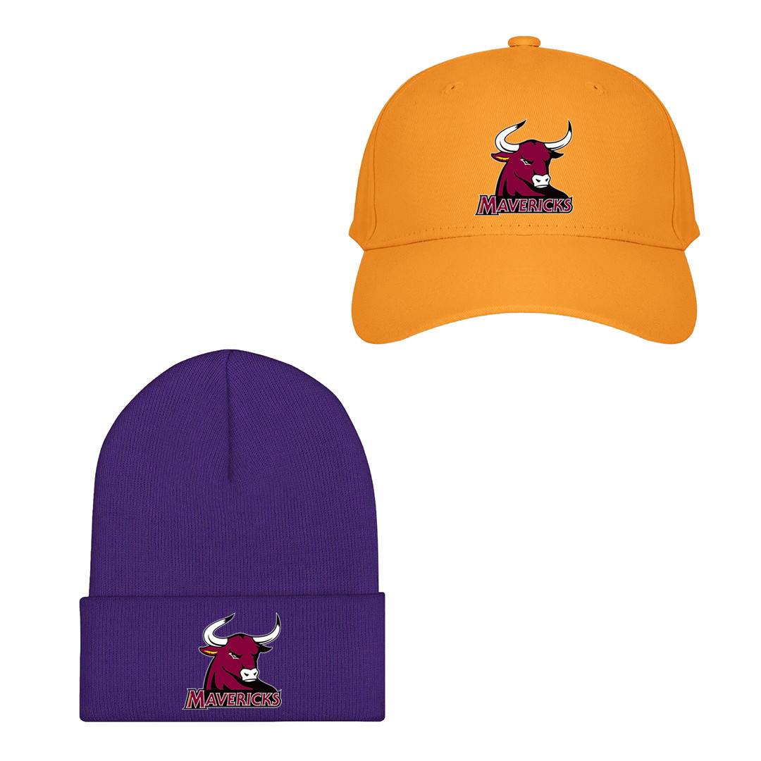 Mavericks Colorado Mesa University Baseball Cap Beanie Hat - Mavericks Colorado Mesa University College Football Team Single Logo