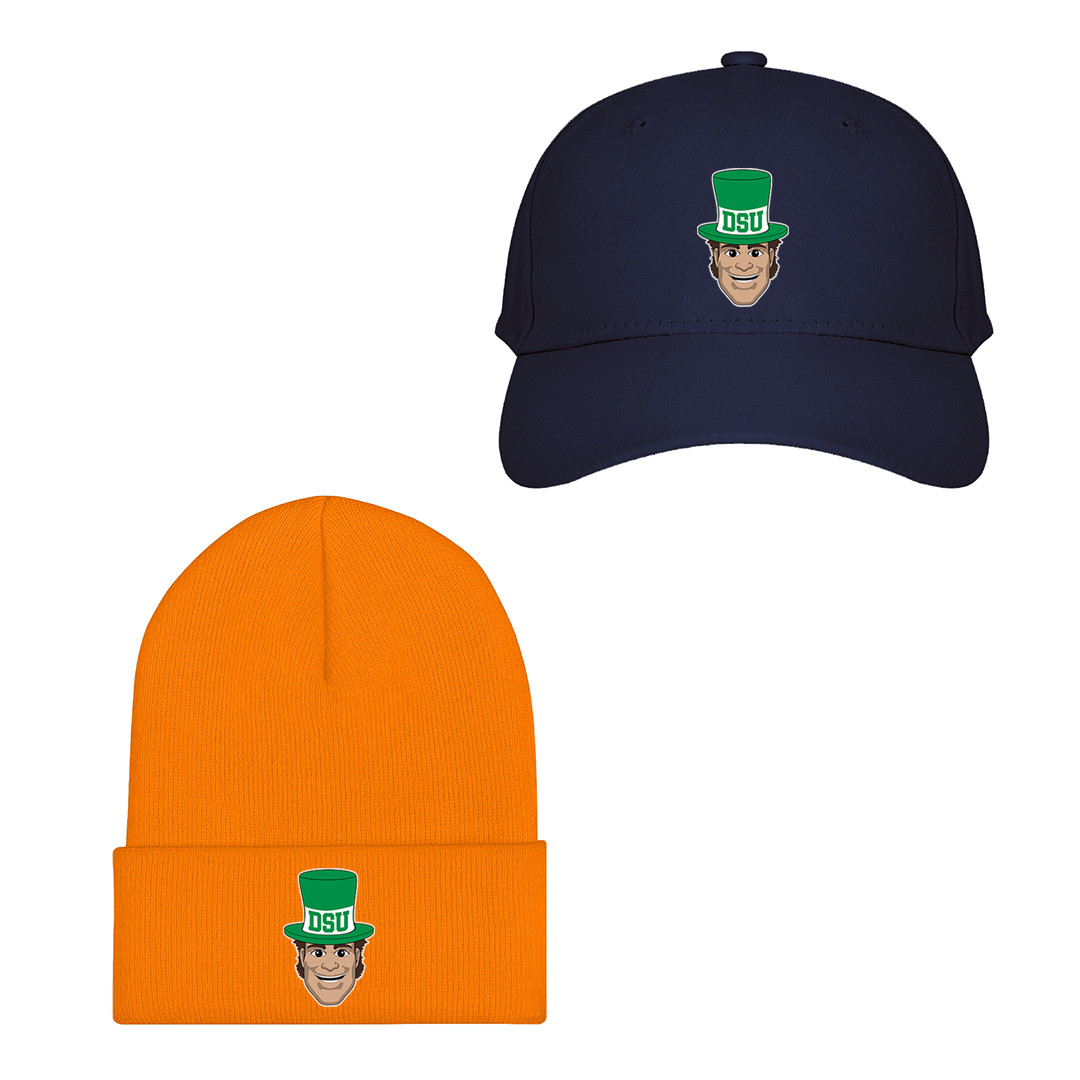 Statesmen Delta State University Baseball Cap Beanie Hat - Statesmen Delta State University College Football Team Single Logo