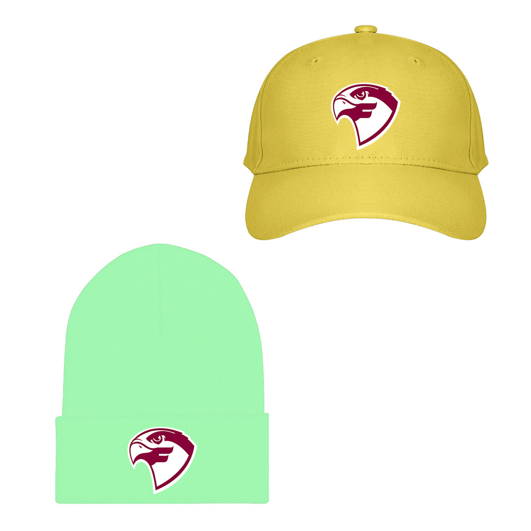 Falcons Fairmont State University Baseball Cap Beanie Hat - Falcons Fairmont State University College Football Team Single Logo