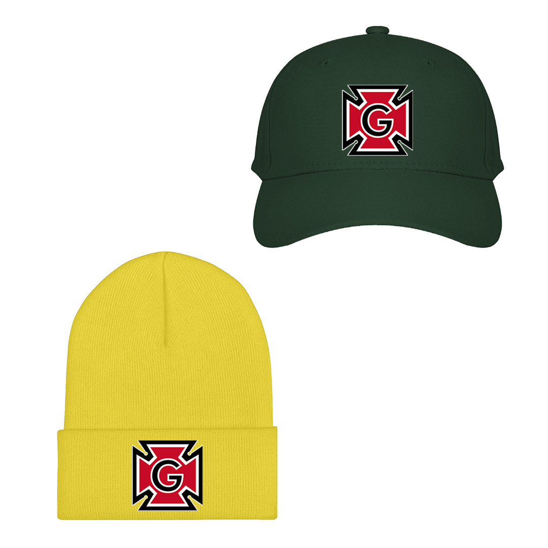 Shop the official Grinnell College Pioneers Baseball Cap Beanie Hat with the iconic single logo of Grinnell College Pioneers Football Team. Unleash your team spirit with this trendy accessory.