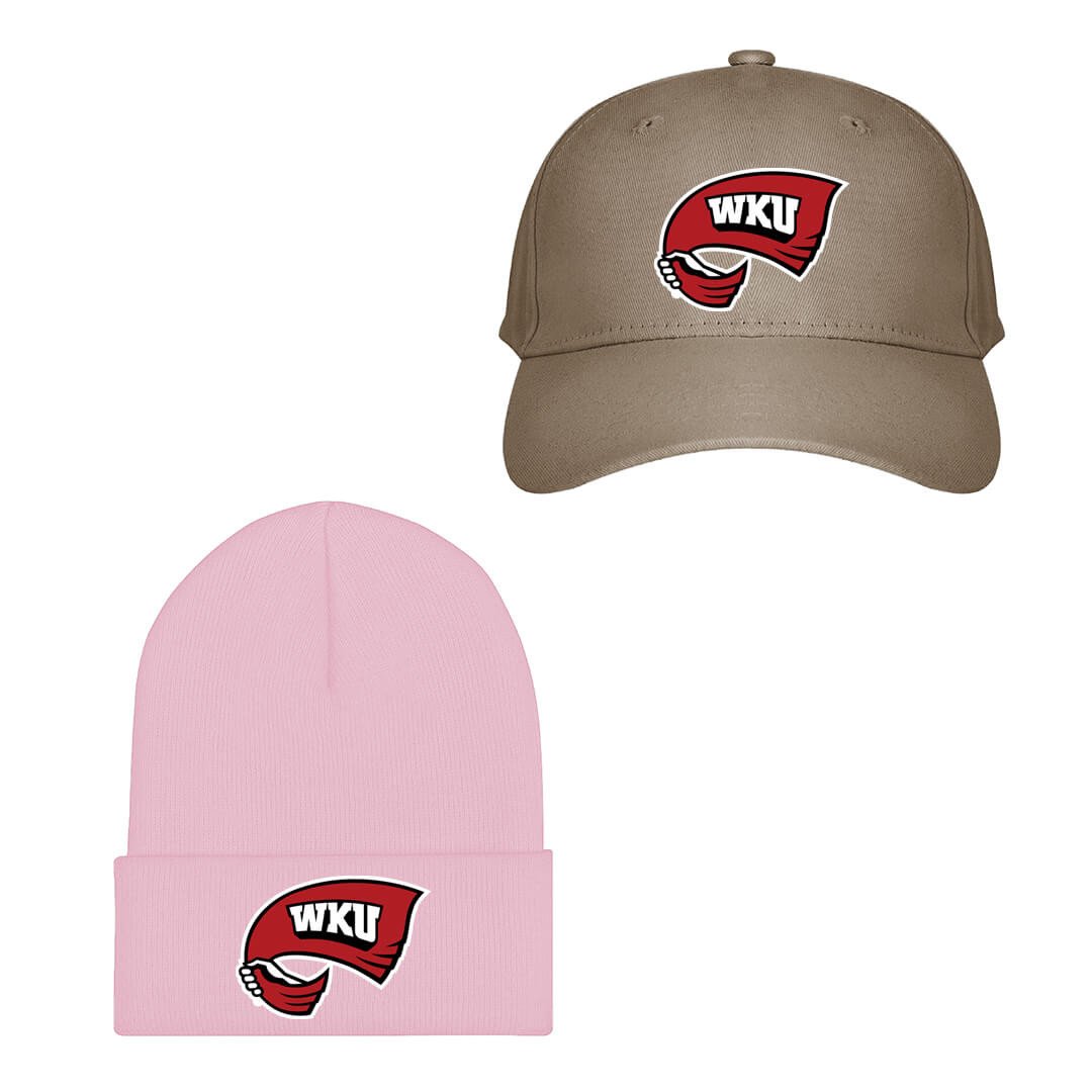 Western Kentucky Hilltoppers Baseball Cap Beanie Hat - Western Kentucky Hilltoppers College Football Team Single Logo