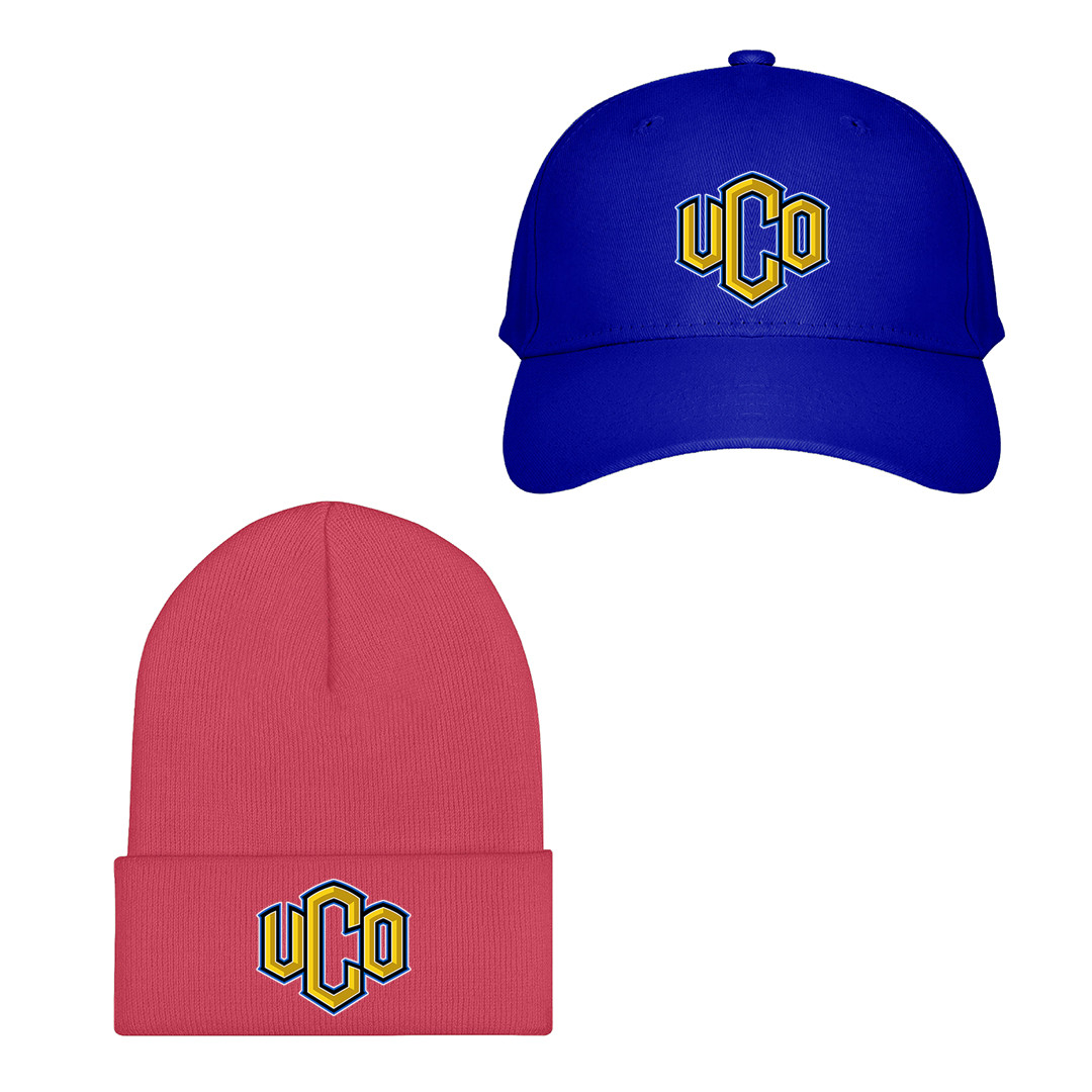 Bronchos University of Central Oklahoma Baseball Cap Beanie Hat - Bronchos University of Central Oklahoma College Football Team Single Logo