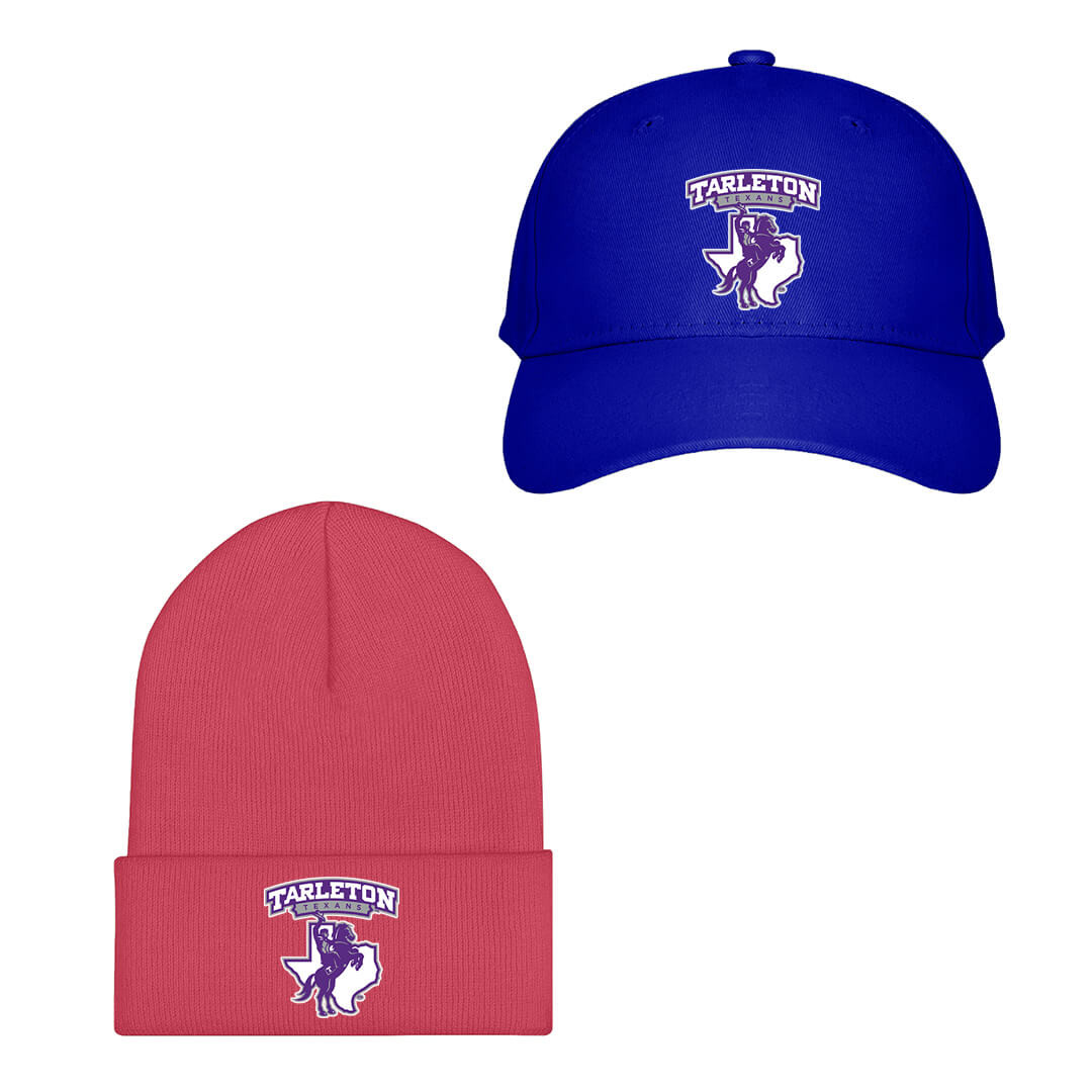 Tarleton Texans Baseball Cap Beanie Hat - Tarleton State University Texans College Football Team Single Logo