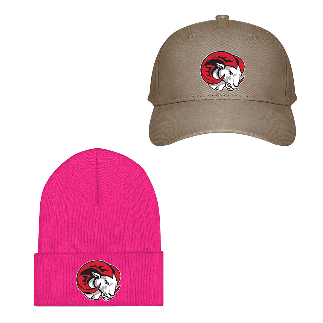 Rams Winston Salem State University Baseball Cap Beanie Hat - Rams Winston Salem State University College Football Team Single Logo