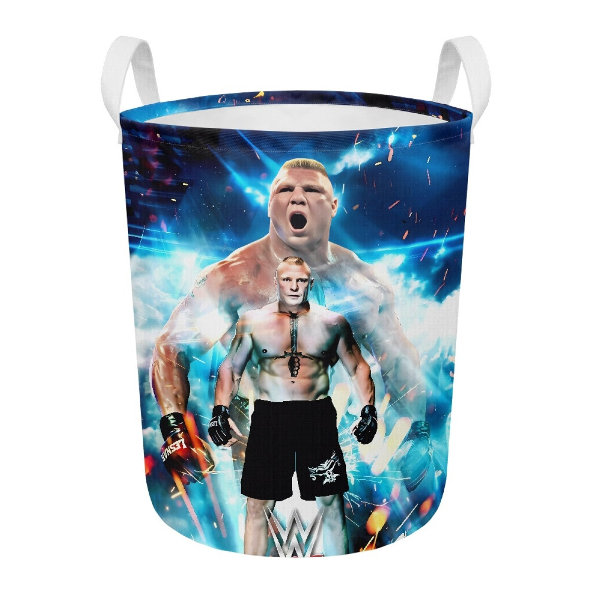 WWE Brock Lesnar Clothes Hamper Laundry Basket - Brock Lesnar Portrait Poster