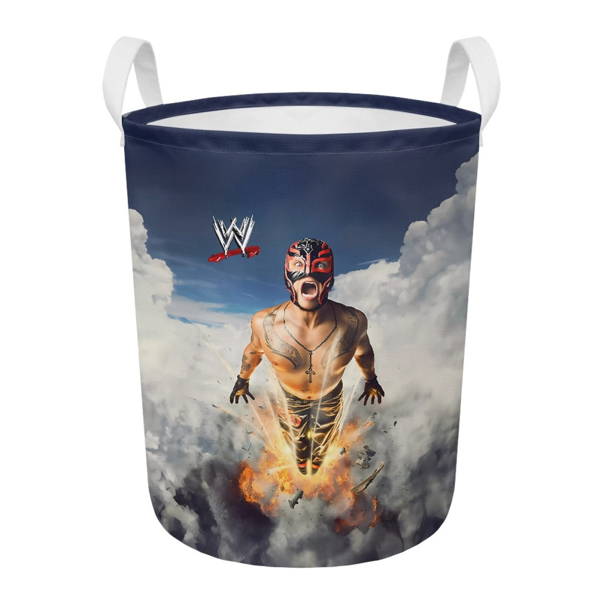 WWE Rey Mysterio Clothes Hamper Laundry Basket - Rey Mysterio Flying