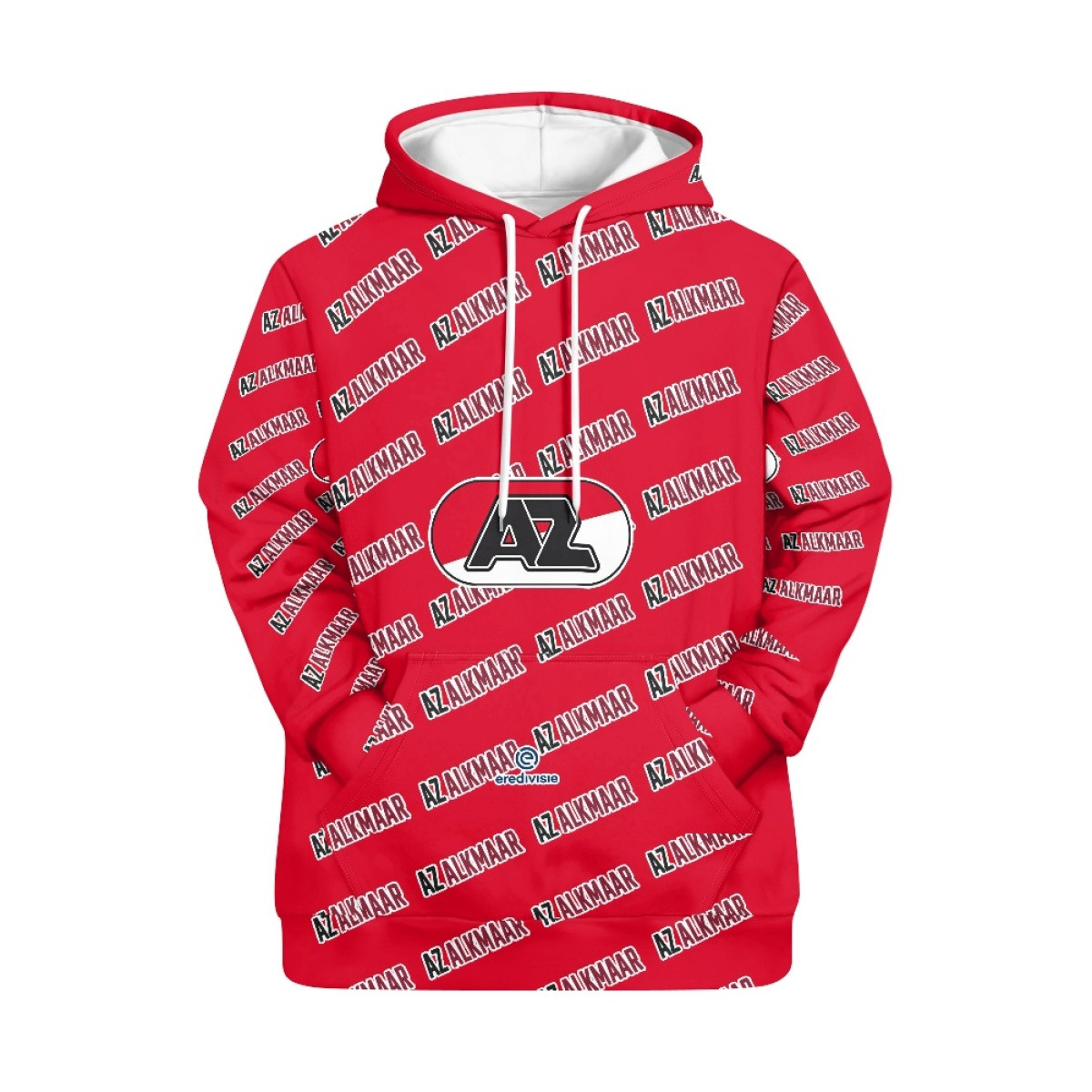 AZ Alkmaar Hoodie Pullover - Alkmaar Football Club Medley Monogram Wordmark