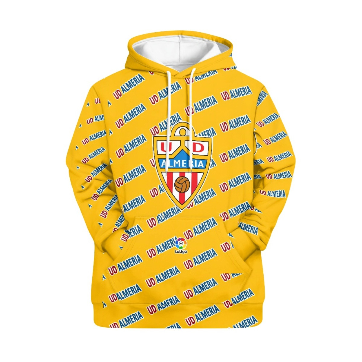 UD Almeria Hoodie Pullover - Almeria Football Club Medley Monogram Wordmark