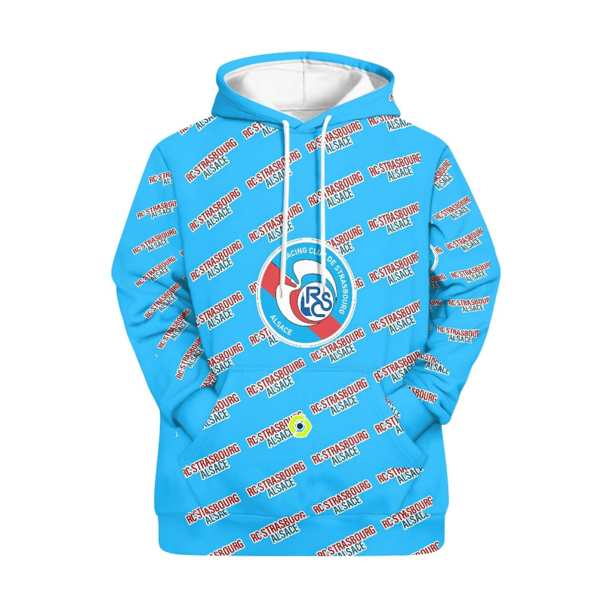 RC Strasbourg Alsace Football Club Hoodie Pullover - Alsace Football Club Medley Monogram Wordmark