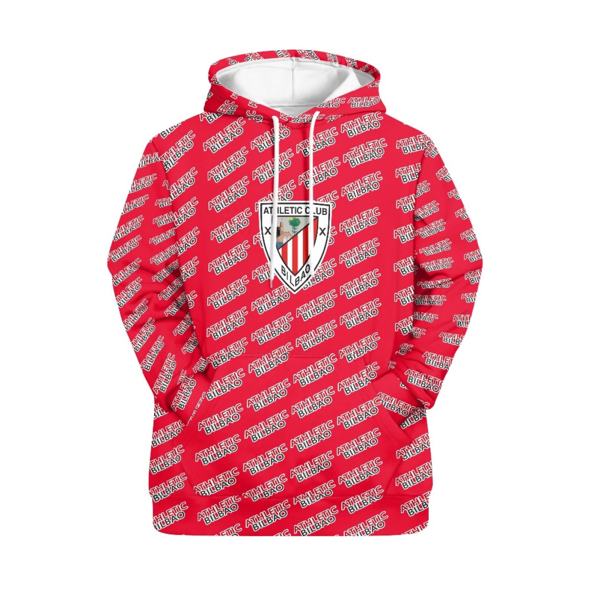 Athletic Bilbao Hoodie Pullover - Bilbao Football Club Medley Monogram Wordmark