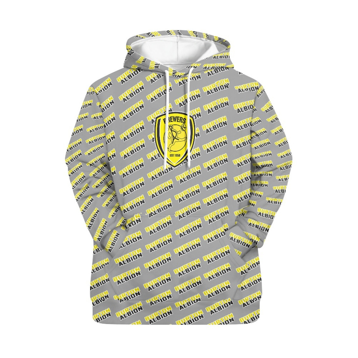 Burton Albion FC Hoodie Pullover - Albion Football Club Medley Monogram Wordmark