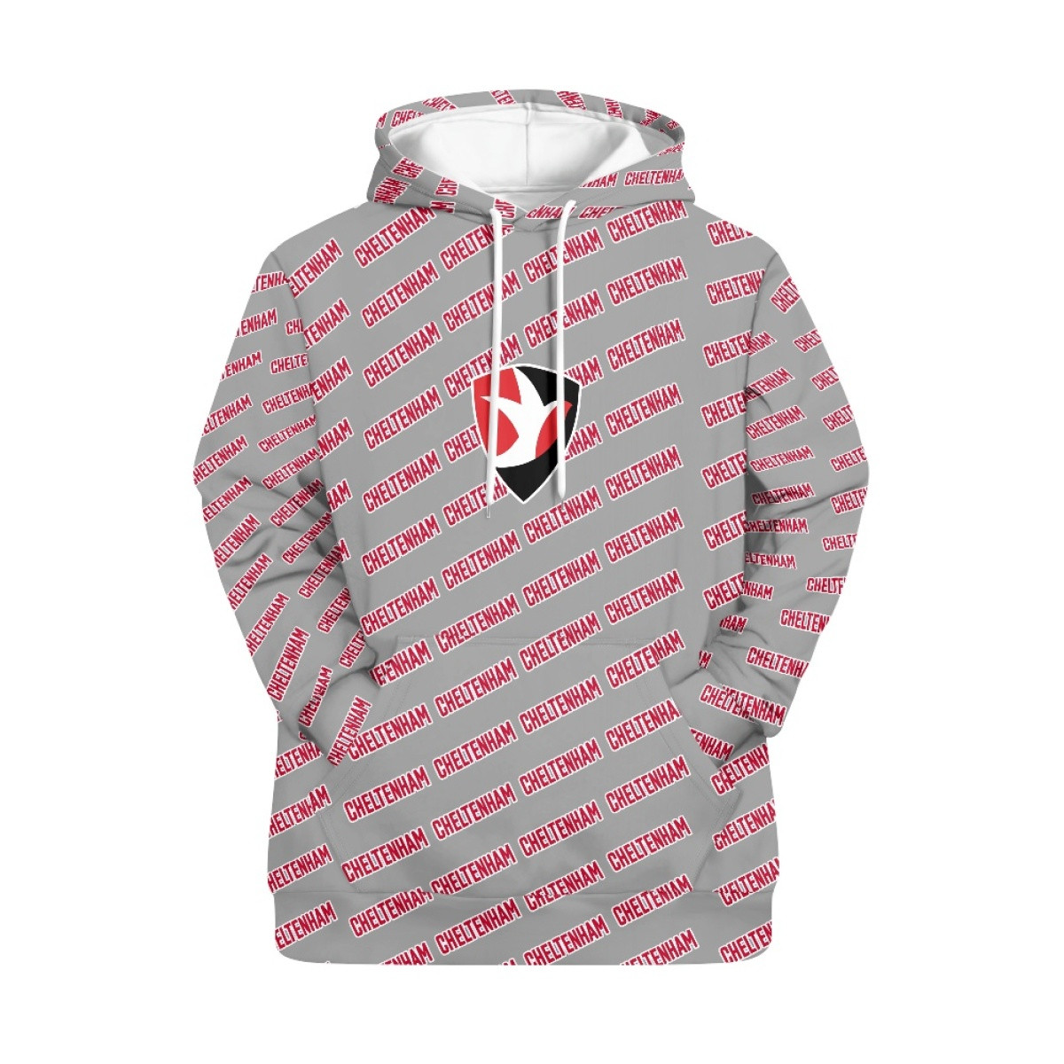 Cheltenham Town FC Hoodie Pullover - Cheltenham Football Club Medley Monogram Wordmark